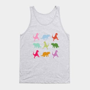 Colorful Donosaurs Tank Top